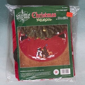 Bucilla Vintage Christmas Tree Skirt Kit